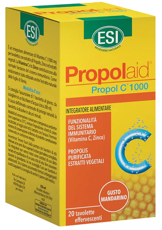 ESI PROPOLAID C 1000 20 TAVOLETTE EFFERVESCENTI - Farmaspeed