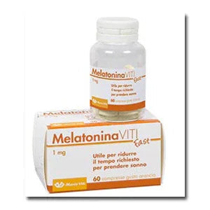 MELATONINA VITI FAST 1MG 60 COMPRESSE GUSTO ARANCIA - Farmaspeed