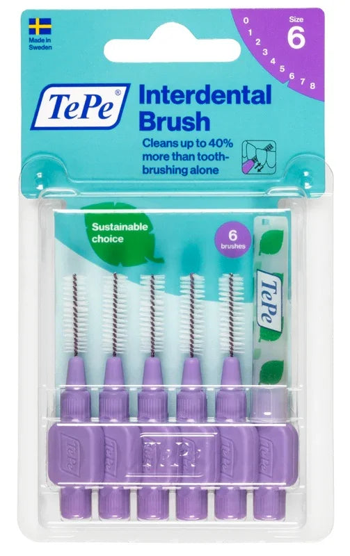 TEPE SCOVOLINO VIOLA 1,1MM 6 PEZZI - Farmaspeed