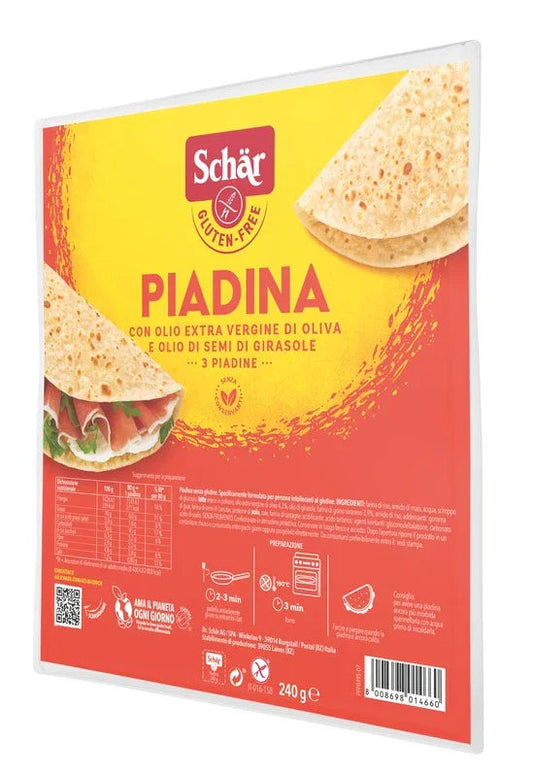 SCHAR PIADINA 3 PEZZI DA 80 G - Farmaspeed