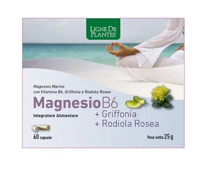 MAGNESIO B6 + GRIFFONIA + RODIOLA 60 CAPSULE - Farmaspeed