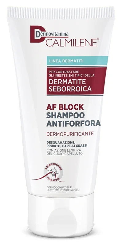 DERMOVITAMINA CALMILENE AF BLOCK SHAMPOO ANTIFORFORA DERMOPURIFICANTE DERMATITE SEBORROICA 200 ML - Farmaspeed