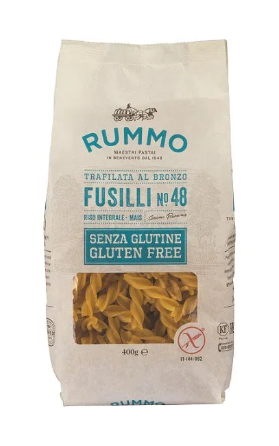 RUMMO FUSILLI N48 DI RISO INTEGRALE E MAIS 400 G - Farmaspeed