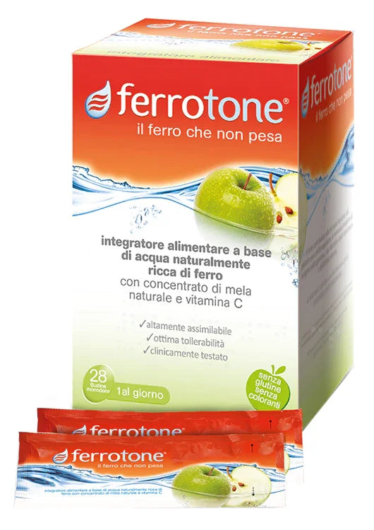 FERROTONE APPLE 28 SACCHETTI 25 ML - Farmaspeed
