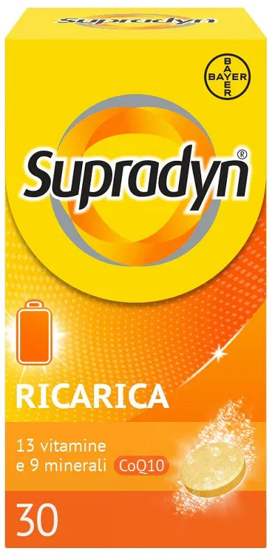 SUPRADYN RICARICA 30 COMPRESSE EFFERVESCENTI - Farmaspeed