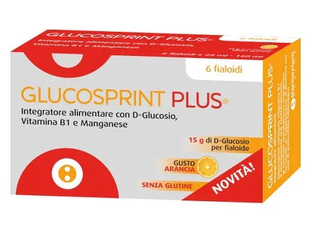 GLUCOSPRINT PLUS ARANCIA 6 FIALOIDI DA 25 ML - Farmaspeed