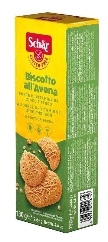 SCHAR BISCOTTI ALL'AVENA 2 BUSTE DA 65 G - Farmaspeed