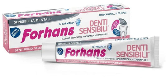 FORHANS DENTI SENSIBILI DENTIFRICIO DESENSIBILIZZANTE 75 ML - Farmaspeed