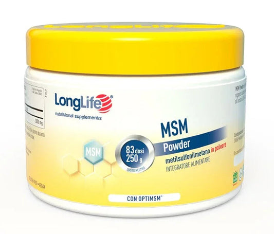LONGLIFE MSM POWDER 250 G - Farmaspeed