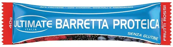ULTIMATE ITALIA BARRETTA PROTEICA FRUTTI ROSSI 40 G - Farmaspeed