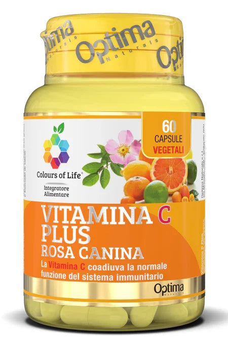 COLOURS OF LIFE VITAMINA C PLUS ROSA CANINA 60 CAPSULE VEGETALI 724 MG - Farmaspeed