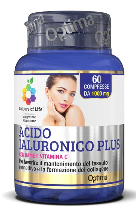 COLOURS OF LIFE ACIDO IALURONICO PLUS 60 COMPRESSE 1000 MG - Farmaspeed