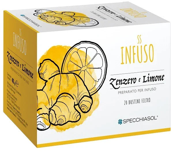 INFUSO TISANA ZENZERO + LIMONE 20 FILTRI - Farmaspeed