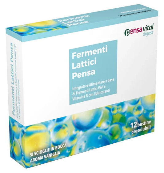 FERMENTI LATTICI VIVI E VITAMINE B 12 VANIGLIA BUSTINE OROSOLUBILI - Farmaspeed