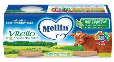 MELLIN OMOGENEIZZATO VITELLO 2 X 80 G - Farmaspeed