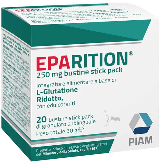 EPARITION 20 BUSTINE STICK PACK DA 250 MG DI GRANULATO SUBLINGUALE - Farmaspeed