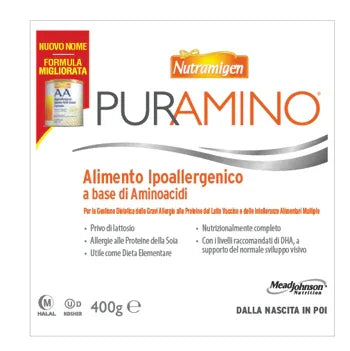 NUTRAMIGEN PURAMINO BARATTOLO 400 G - Farmaspeed