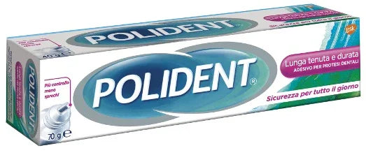 ADESIVO PROTESI DENTALI POLIDENT LUNGA TENUTA 70 G - Farmaspeed