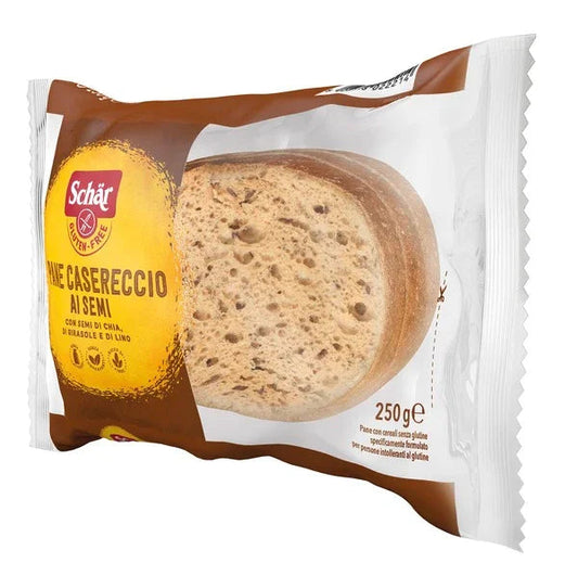 SCHAR PANE CASERECCIO AI SEMI SENZA LATTOSIO 250 G - Farmaspeed