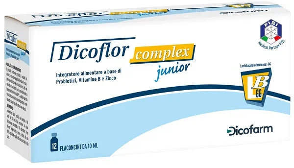 DICOFLOR COMPLEX JUNIOR 12 FLACONI DA 10 ML - Farmaspeed