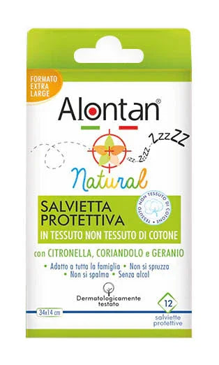 ALONTAN NATURAL SALVIETTA MONOUSO 12 PEZZI - Farmaspeed