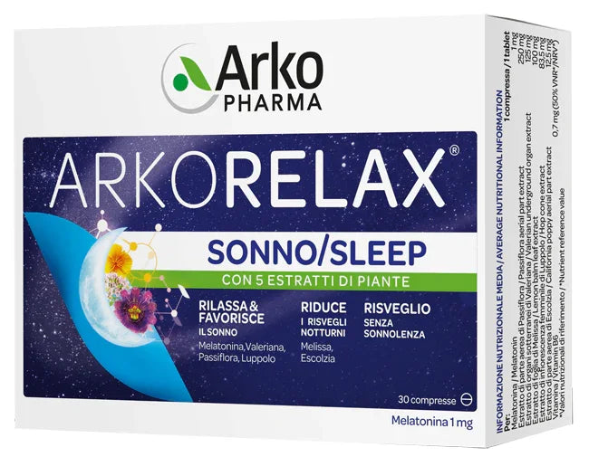 ARKORELAX SONNO 30 COMPRESSE - Farmaspeed