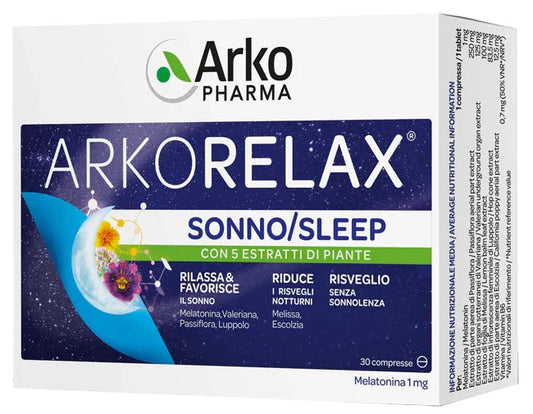ARKORELAX SONNO 30 COMPRESSE - Farmaspeed