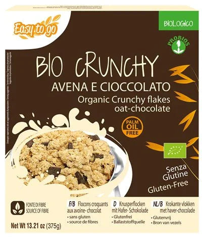 EASY TO GO BIO CRUNCHY AVENA E CIOCCOLATO 375 G - Farmaspeed