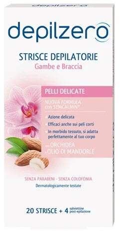 DEPILZERO STRISCE GAMBE BRACCIA 20 PEZZI - Farmaspeed
