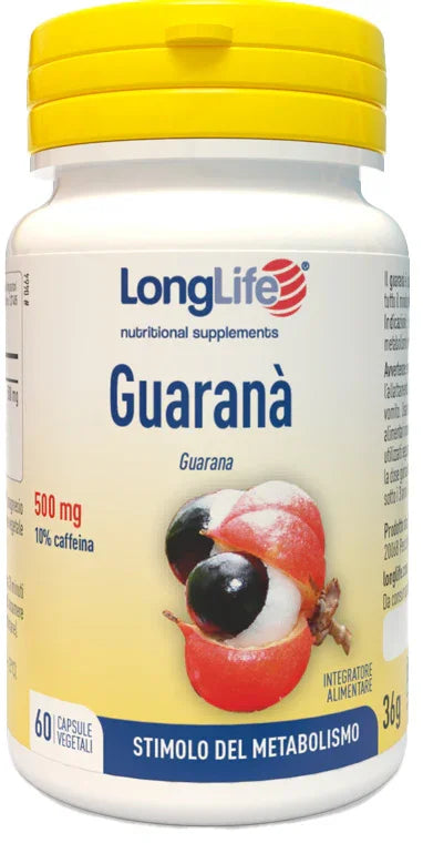 LONGLIFE GUARANA' 60 CAPSULE VEGETALI - Farmaspeed