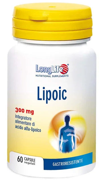 LONGLIFE LIPOIC 300 MG 60 CAPSULE VEGETALI DA 500 MG - Farmaspeed