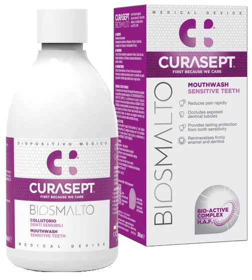 CURASEPT BIOSMALTO COLLUTORIO DENTI SENSIBILI 300 ML - Farmaspeed