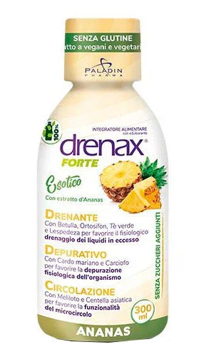 DRENAX FORTE ESOTICO CON ESTRATTO D'ANANAS 300 ML - Farmaspeed