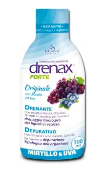 DRENAX FORTE ORIGINALE CON MIRTILLO E UVA 300 ML - Farmaspeed