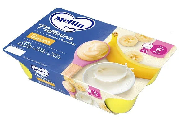 MELLININO MERENDA BANANA 6 PEZZI DA 55 G - Farmaspeed