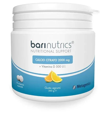 BARINUTRICS CALCIO CITRATO ARANCIA LIMONE ITA 90 COMPRESSE - Farmaspeed