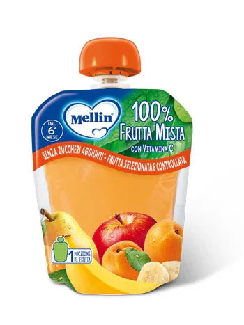 MELLIN POUCH FRUTTA MISTA 90 G - Farmaspeed