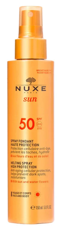 NUXE SUN SPRAY SOLARE VISO E CORPO ALTA PROTEZIONE SPF50 150 ML - Farmaspeed