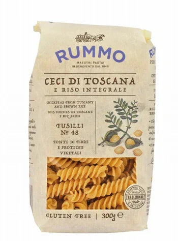 RUMMO FUSILLI N 48 CECI DI TOSCANA E RISO INTEGRALE 300 G - Farmaspeed