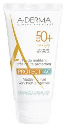 ADERMA A-D PROTECT AC FLUIDO MAT 50+ 40 ML - Farmaspeed