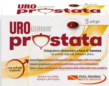 UROGERMIN PROSTATA 15 SOFTGEL - Farmaspeed