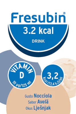 FRESUBIN 3,2 KCAL DRINK NOCCIOLA 4 X 125 ML - Farmaspeed
