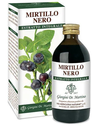 MIRTILLO NERO ESTRATTO INTEGRALE 200 ML - Farmaspeed