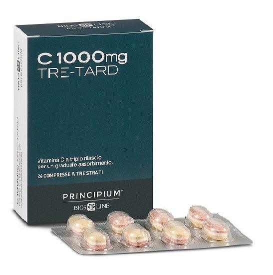 PRINCIPIUM C 1000 MG TRE-TARD 24 COMPRESSE A TRE STRATI - Farmaspeed