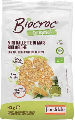 BIOCROC MINI GALLETTE MAIS BIO 40 G - Farmaspeed