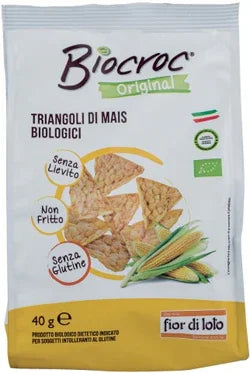 BIOCROC TRIANGOLI DI MAIS BIO 40 G - Farmaspeed