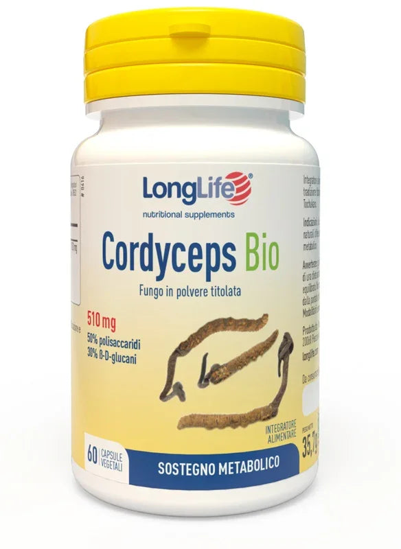 LONGLIFE CORDYCEPS BIO 60 CAPSULE VEGETALI - Farmaspeed