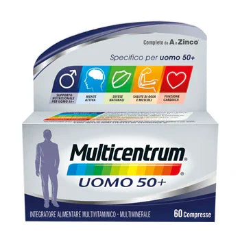 MULTICENTRUM UOMO 50+ 60 COMPRESSE - Farmaspeed