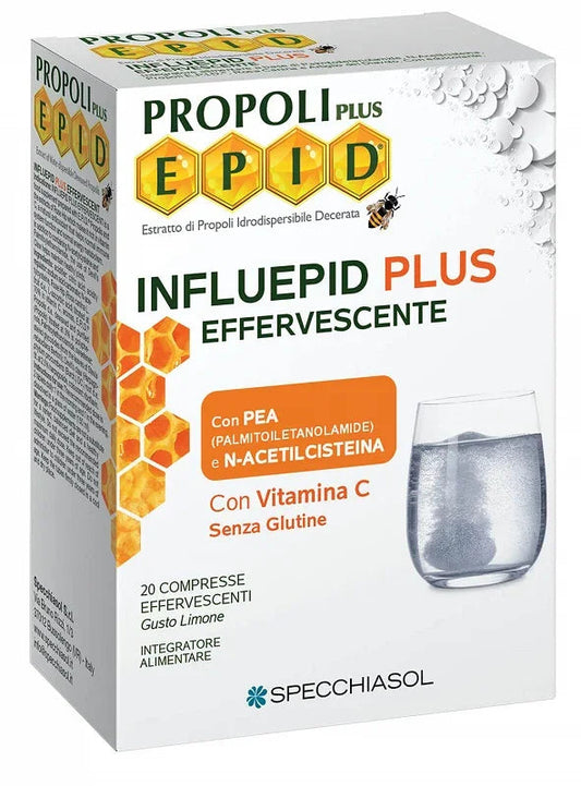 INFLUEPID PLUS EFFERVESCENTE PEA 20 COMPRESSE - Farmaspeed