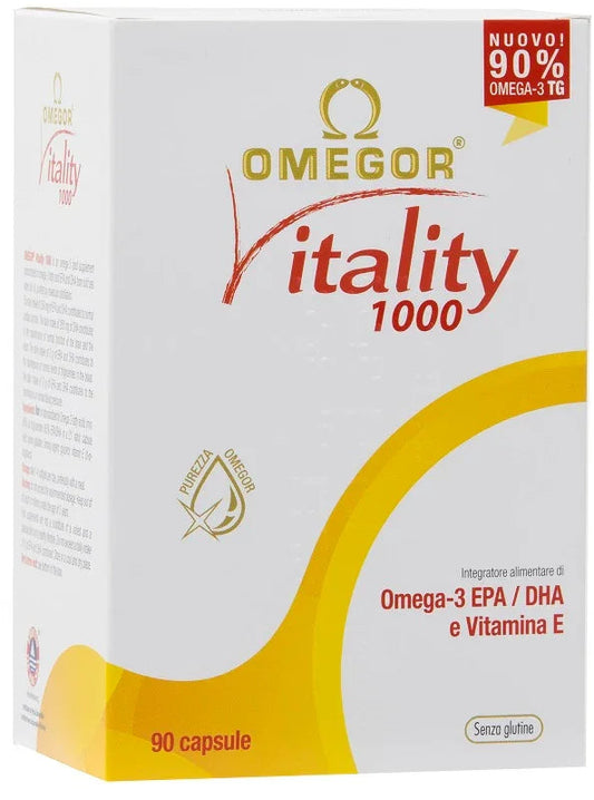 OMEGOR VITALITY 1000 90 CAPSULE - Farmaspeed